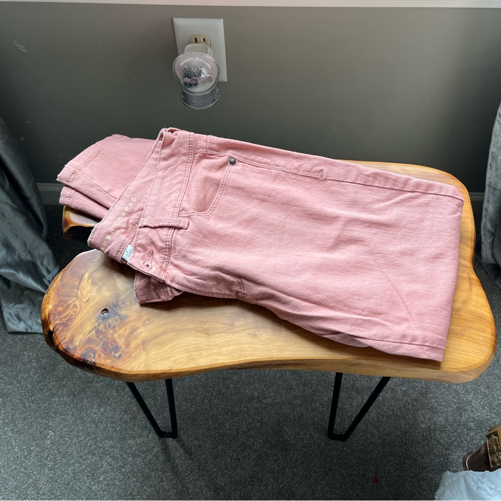 Lc Lauren Conrad Pink Ankle & Cropped Jeans
